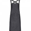 Premier PR129 Professional Cross Back Barista Bib Apron with Front Pocket