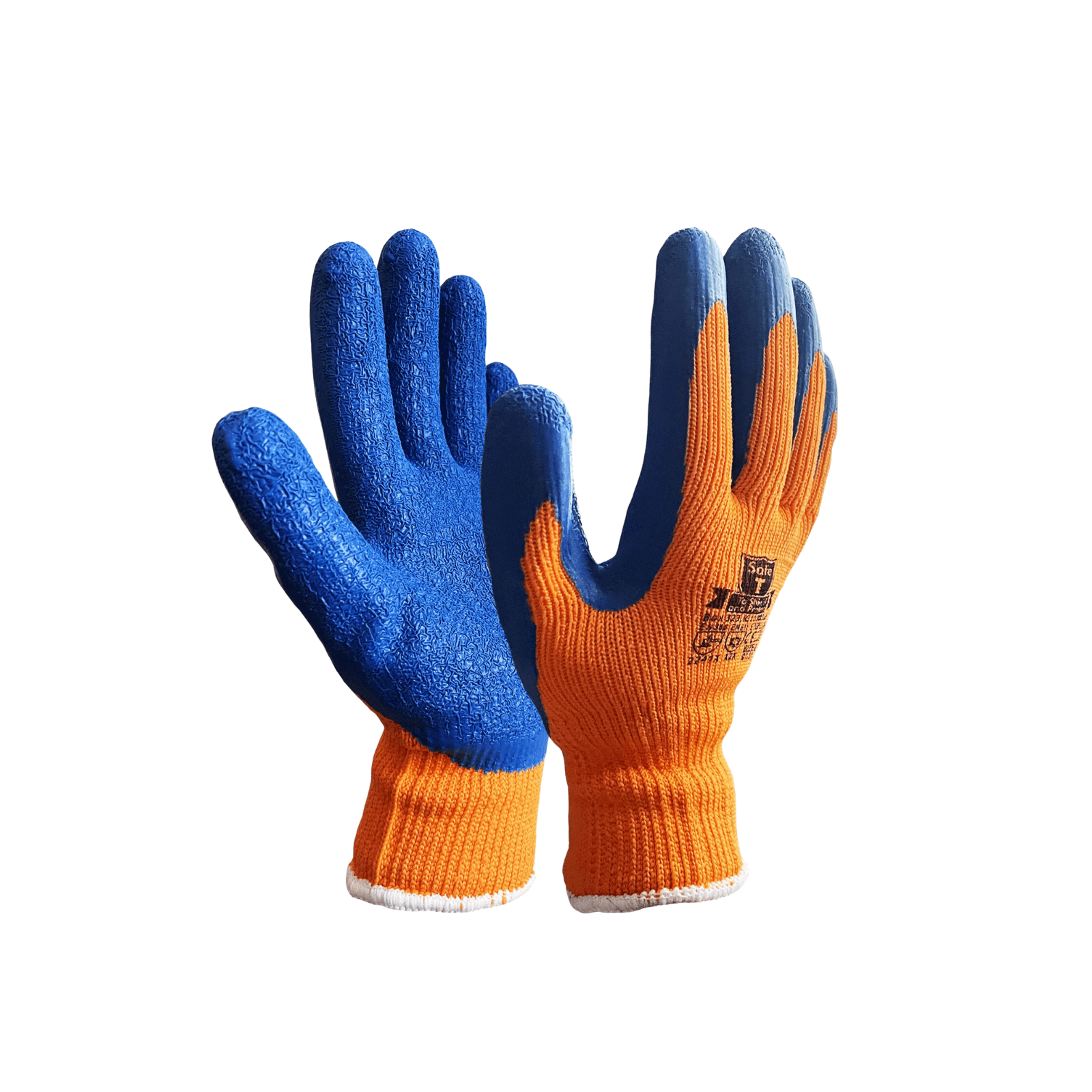 Hi Vis Orange Thermal Winter Work Gloves