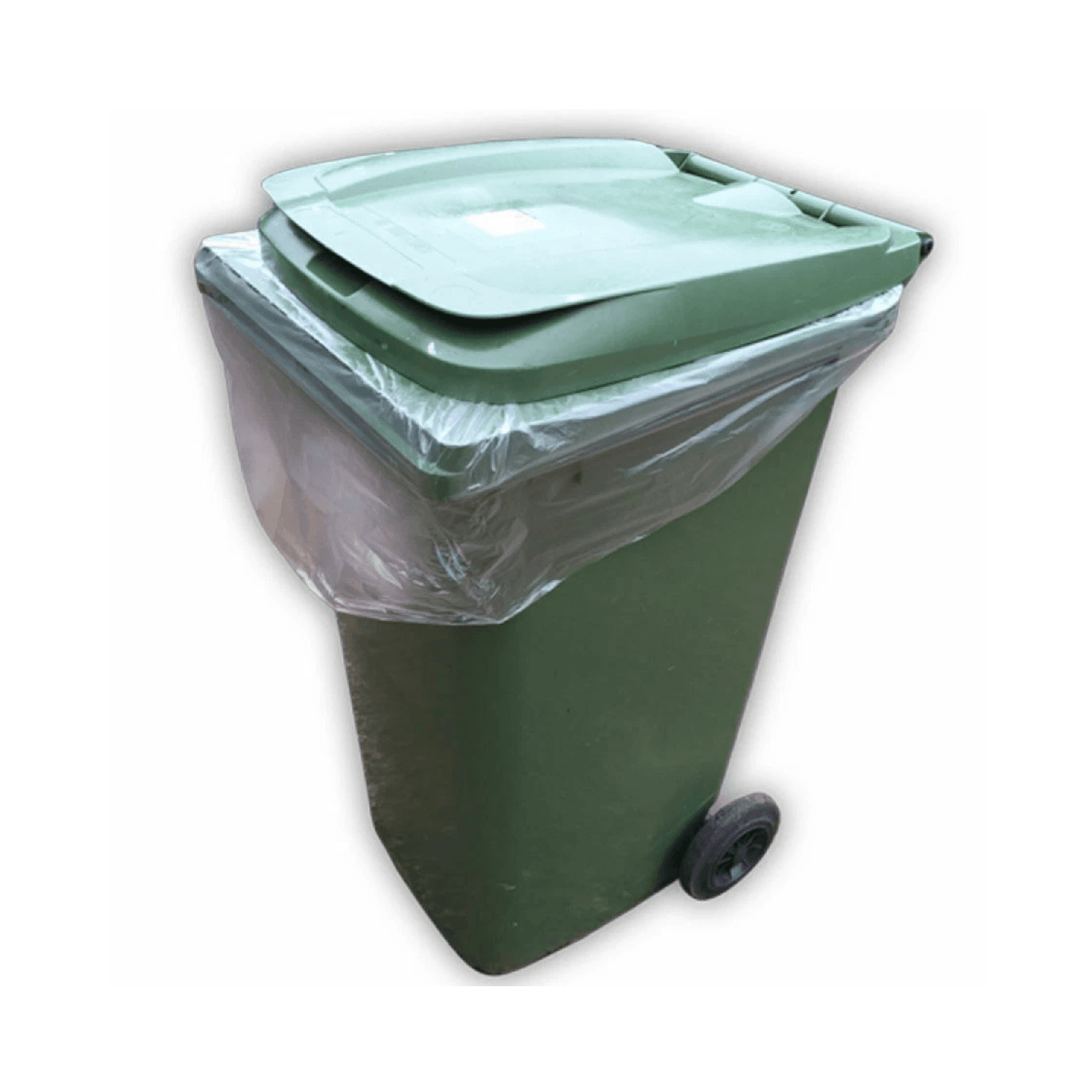 500 Clear Wheelie Bin Liners (5 Boxes)