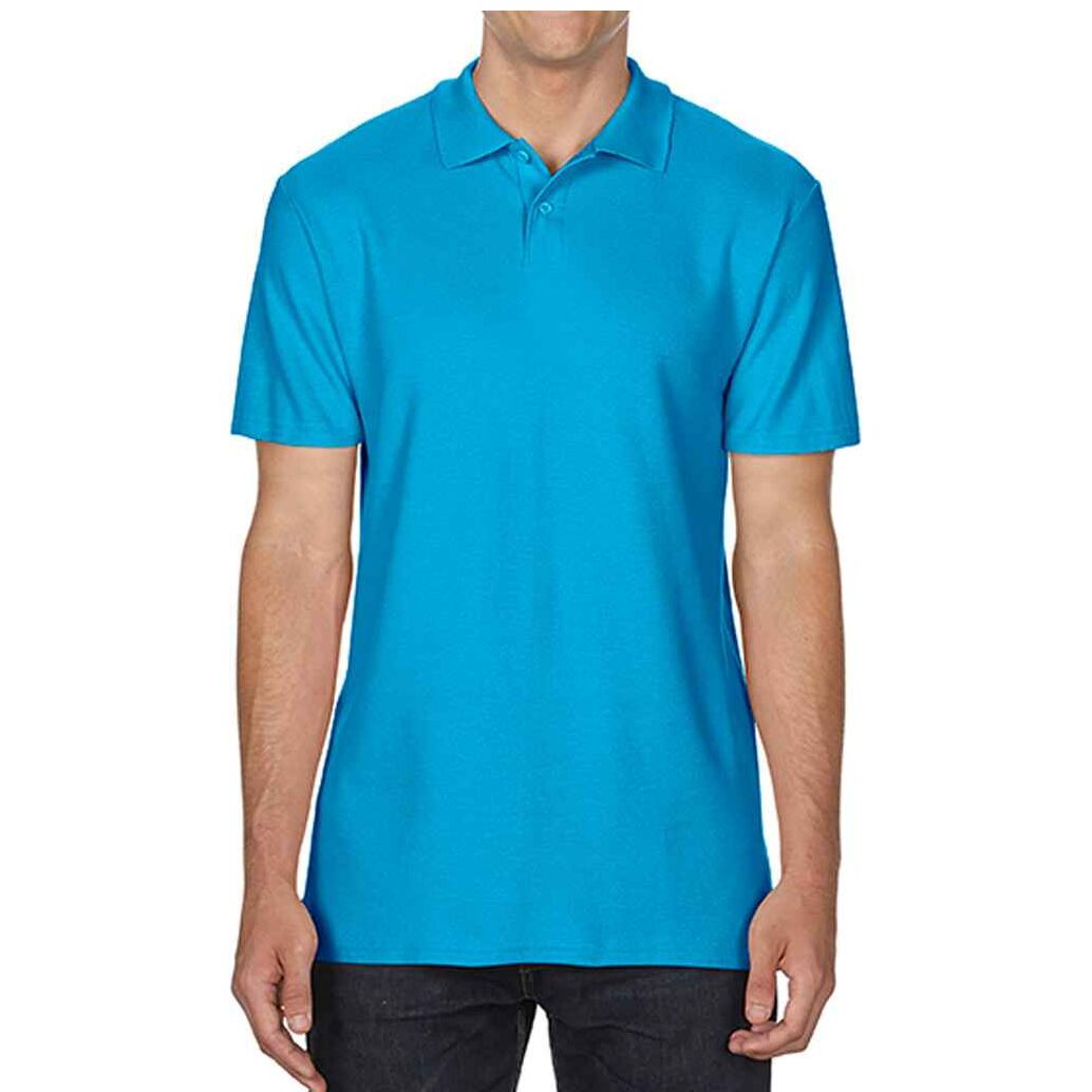 Gildan SoftStyle Men's Double Piqué Polo Shirt
