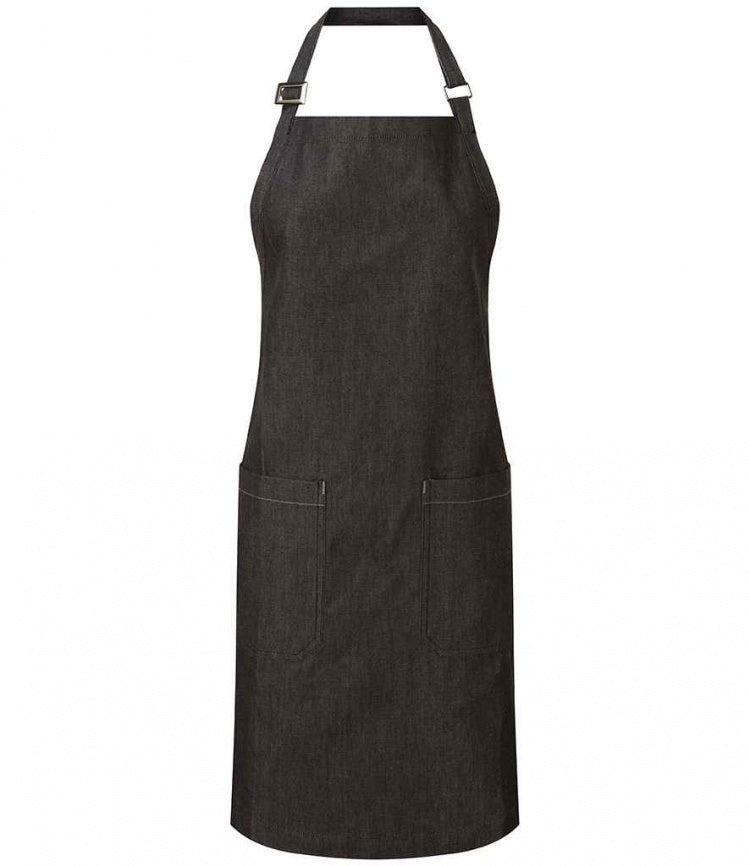 Premier PR113 Fairtrade Organic Cotton Denim Bib Apron