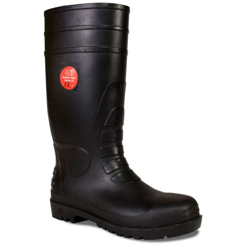 Muddy Plus Steel Toe Cap Midsole Safety Wellington Boots