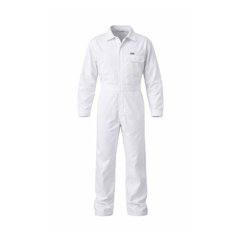 Click Workwear White Cotton Drill Boilersuit