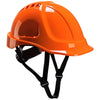 Portwest Endurance Vented Safety Helmet with Ratchet Adjustment and Chin Strap