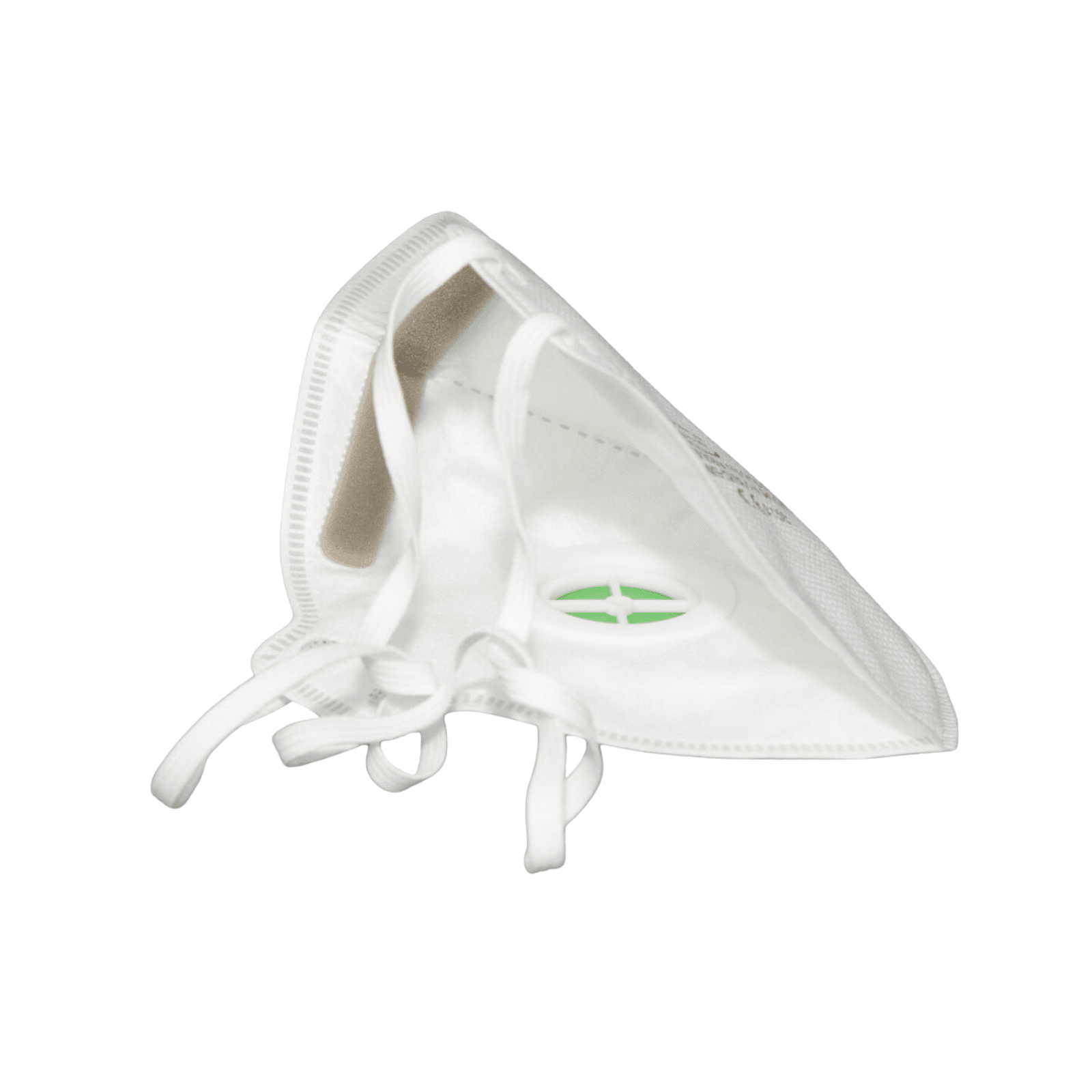 FFP2 FACE MASK FOLDED WITH VALVE