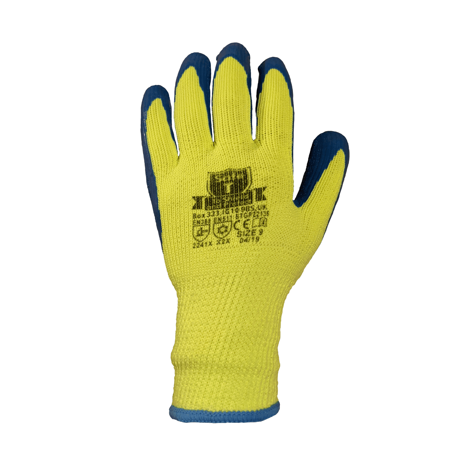 Hi Vis Yellow Thermal Winter Work Gloves
