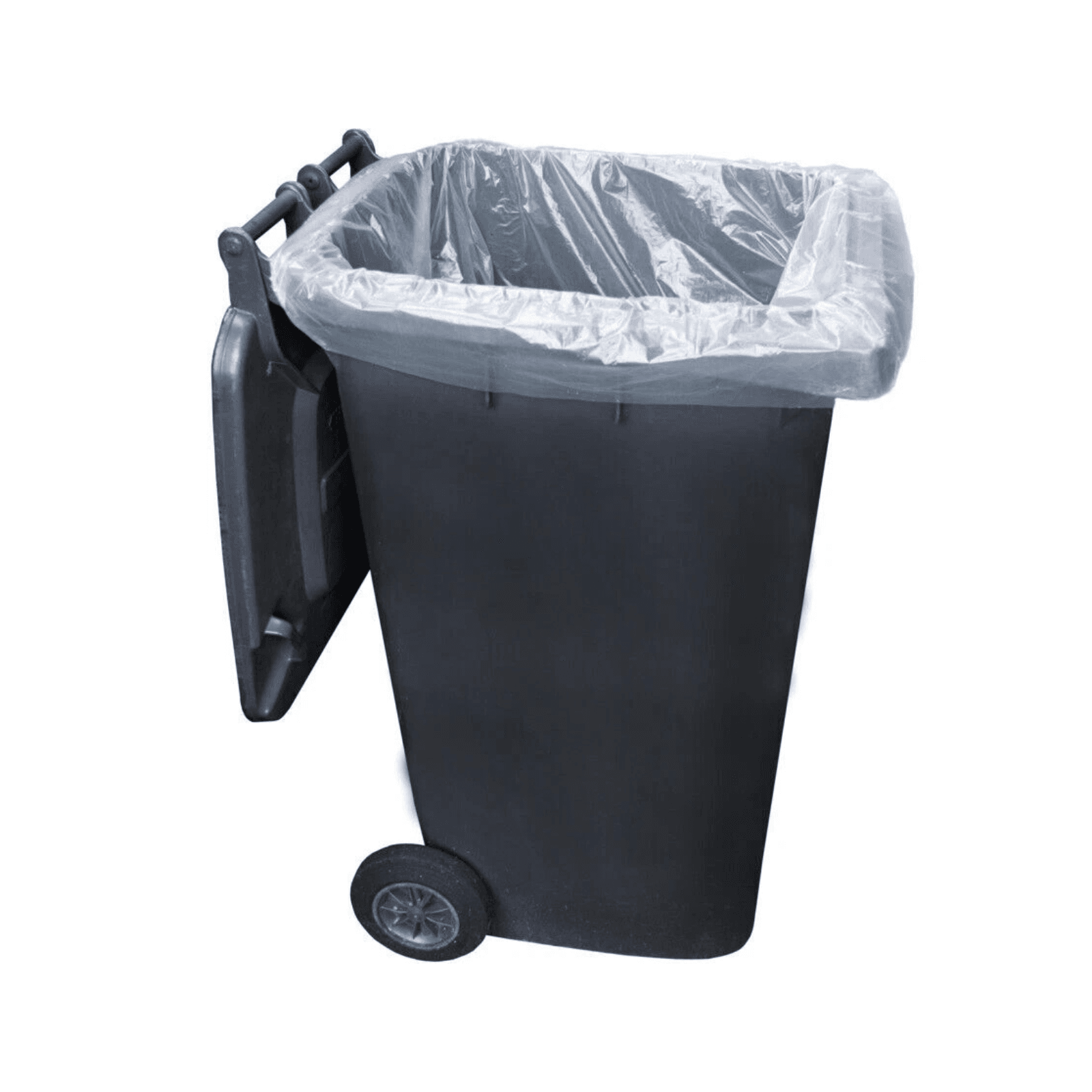 500 Clear Wheelie Bin Liners (5 Boxes)