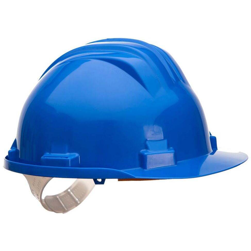 Portwest Unvented Work Safe Industrial Safety Helmet with Ratchet Suspension
