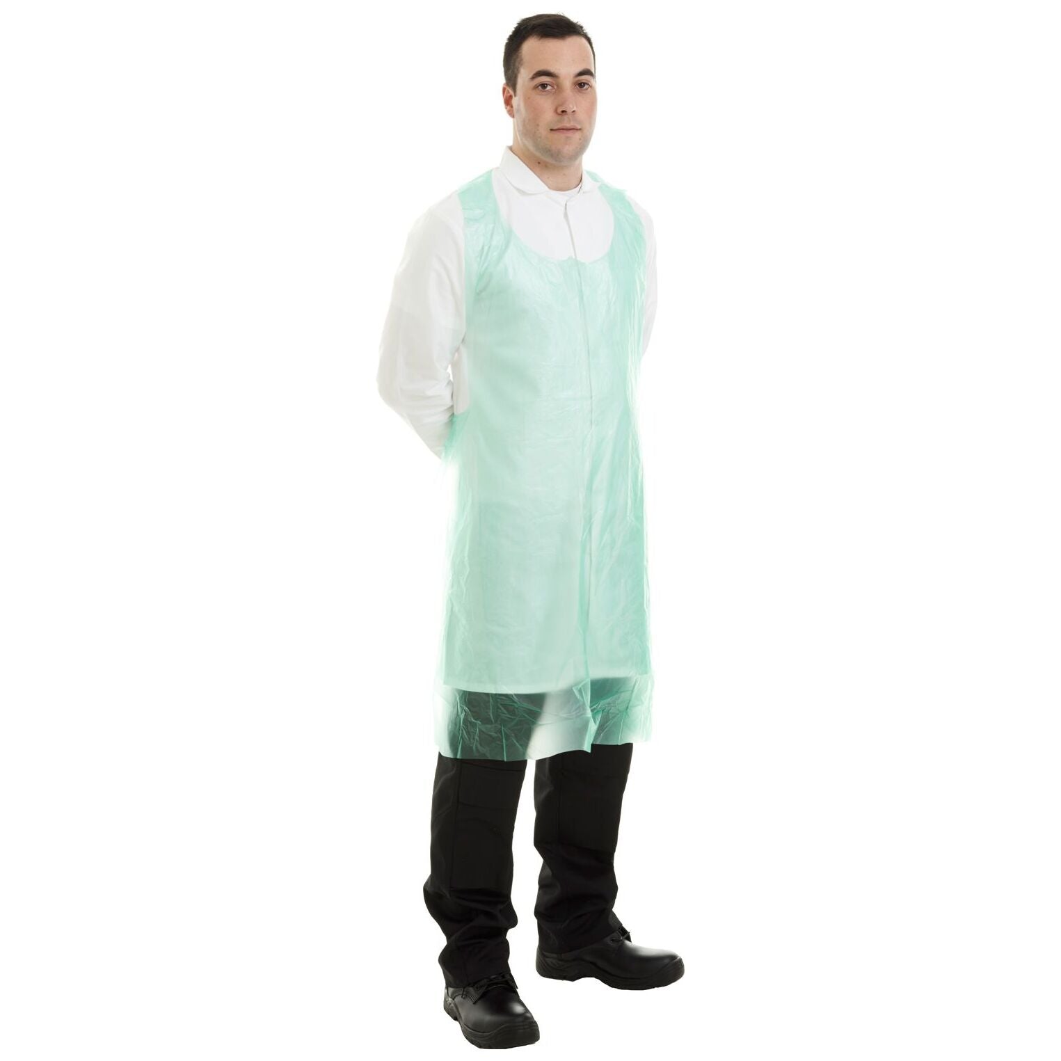 Supertouch 20 Micron Disposable Polyethylene Flat Packed Protective Aprons