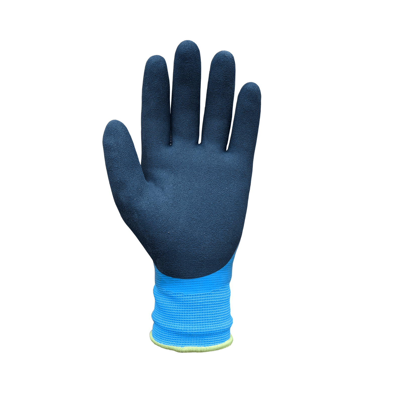 Blue Latex Waterproof Work Gloves Economy