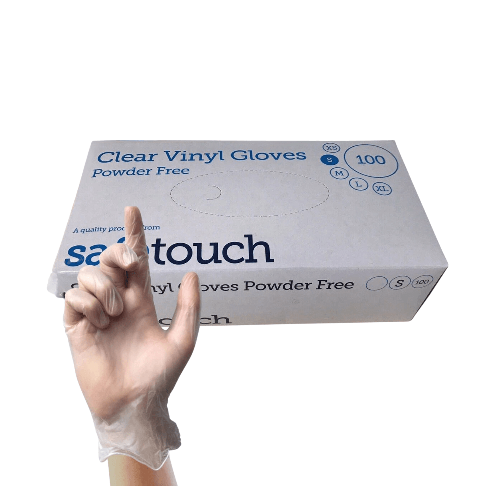 Clear Vinyl Disposable Gloves (Box of 100)