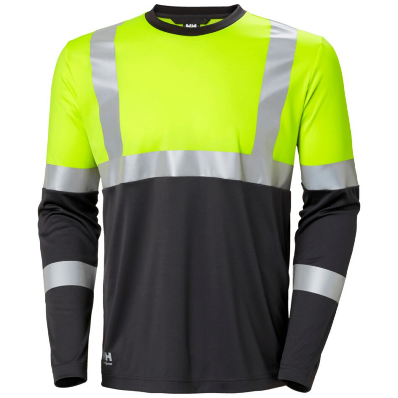 Helly Hansen Addvis High Visibility Long Sleeve Safety Workwear Top Class 1
