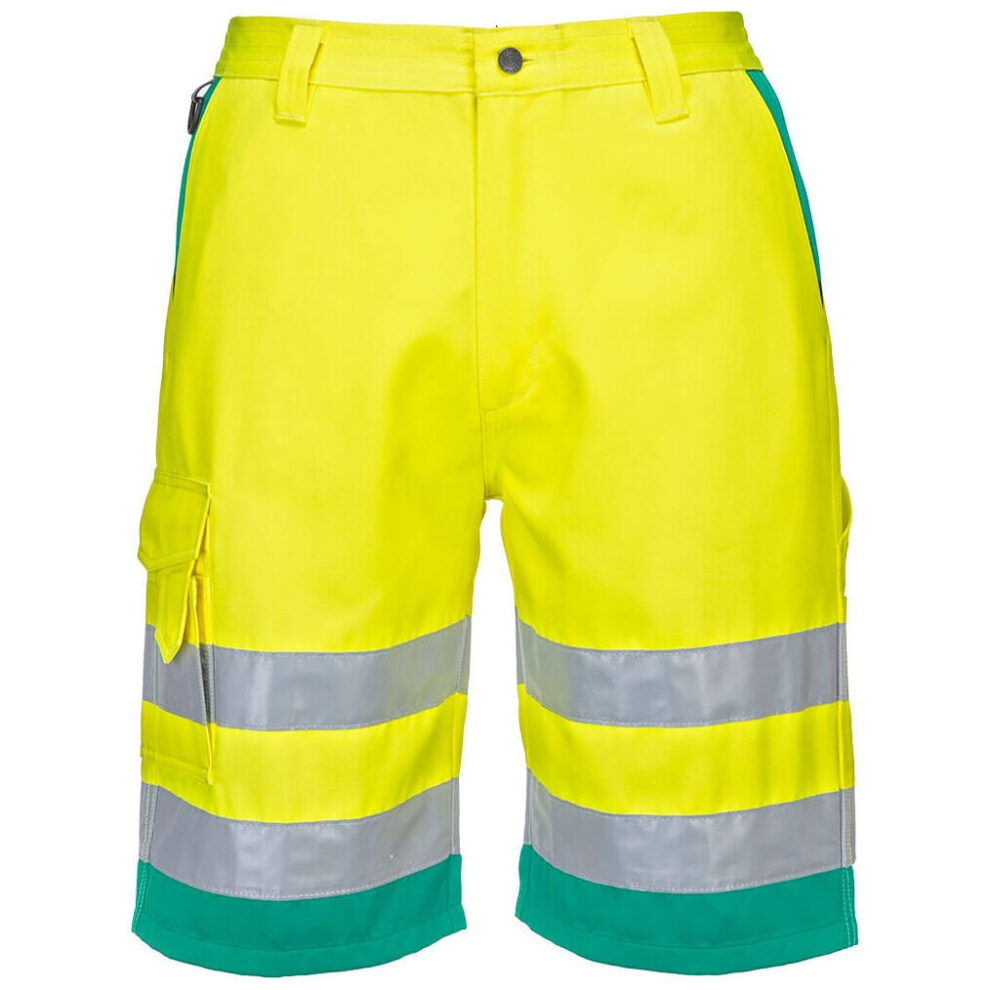 Portwest Hi-Vis Lightweight Polycotton Work Shorts