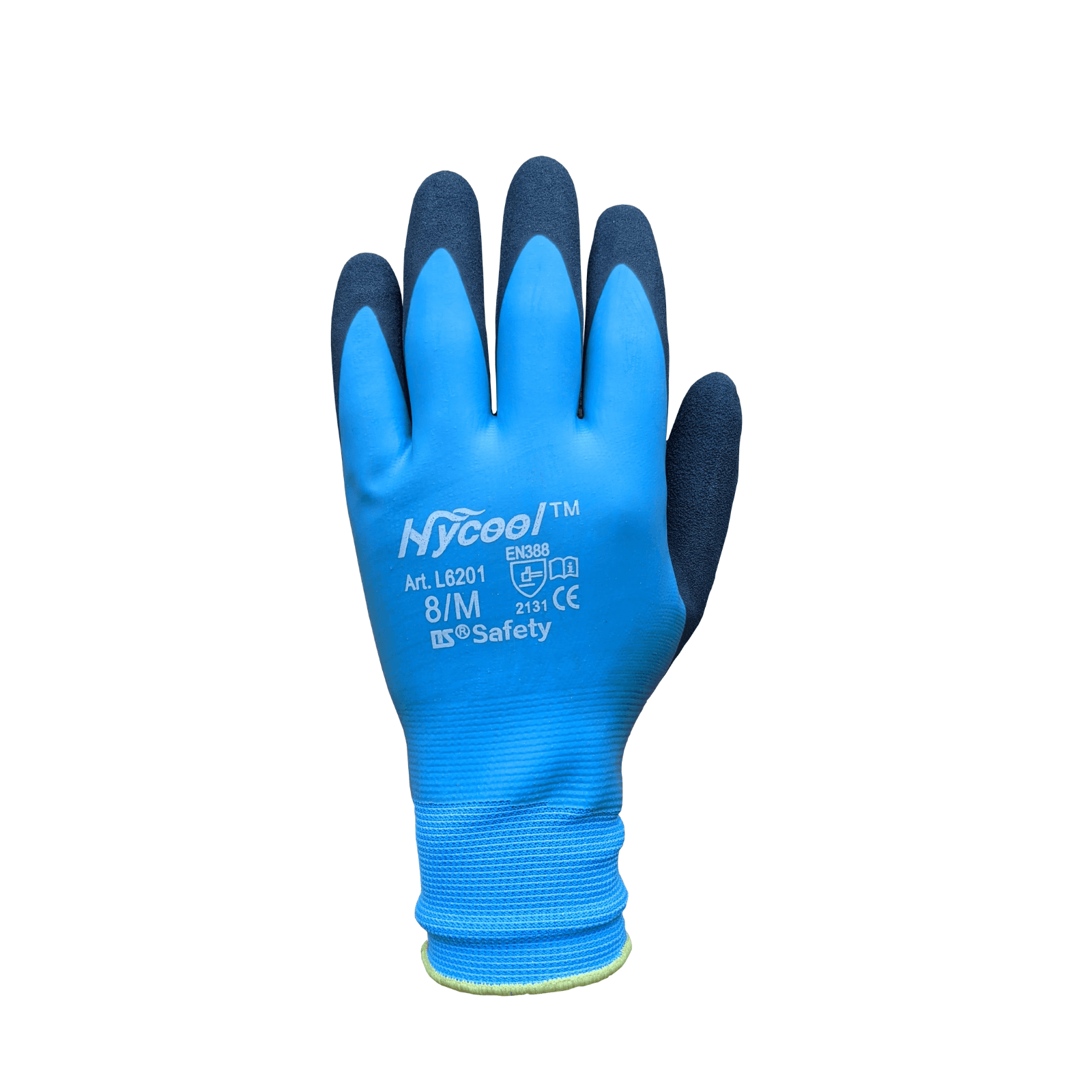 Blue Latex Waterproof Work Gloves Economy