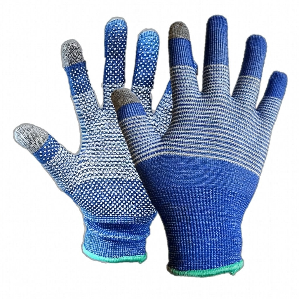 Knitted Dot Touch Screen Compatible Glove