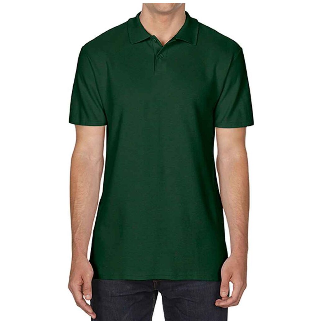 Gildan SoftStyle Men's Double Piqué Polo Shirt
