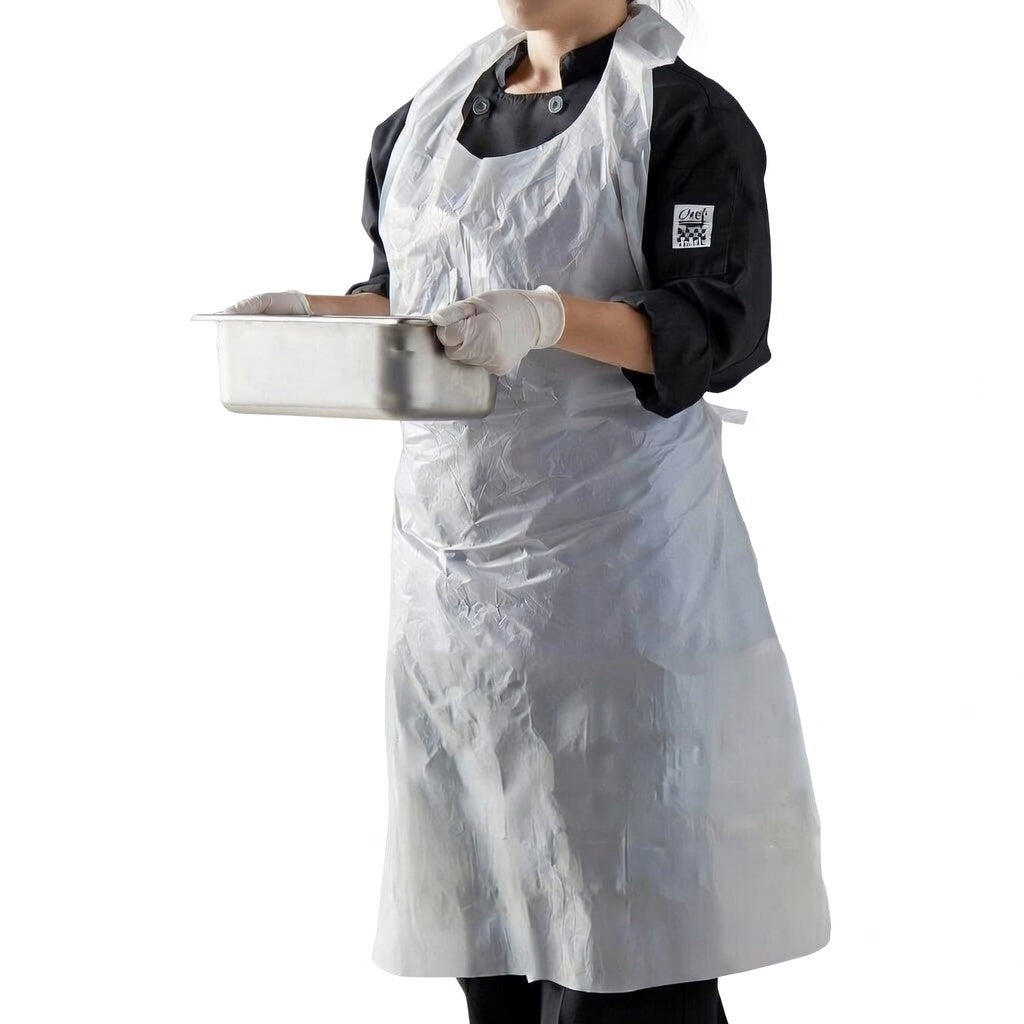 5000 White Disposable Aprons (5 Boxes)