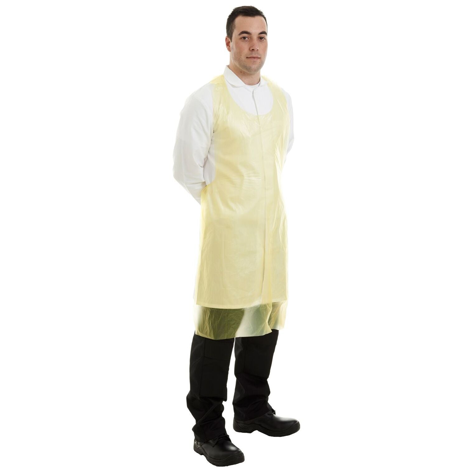 Supertouch 20 Micron Disposable Polyethylene Flat Packed Protective Aprons