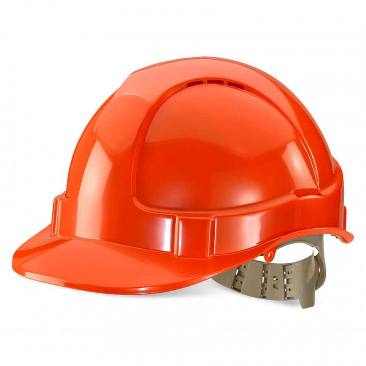 Beeswift BBVSH Lightweight Vented Safety Helmet with Ratchet Adjustment
