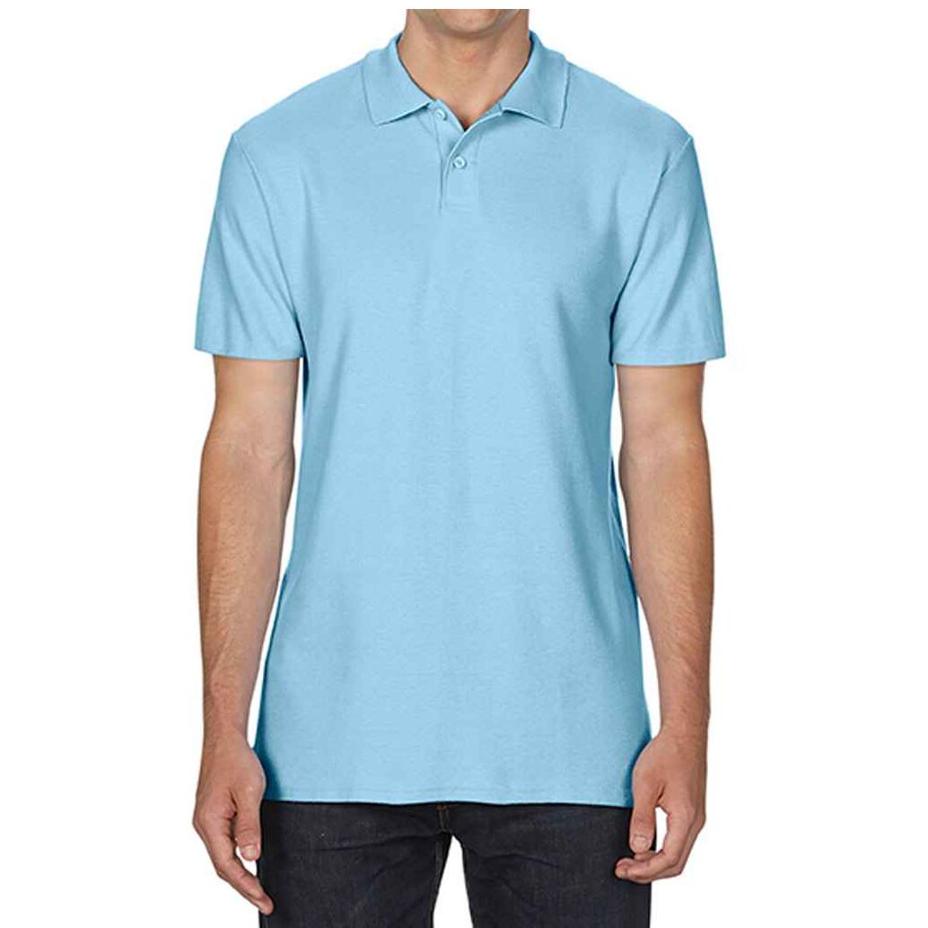 Gildan SoftStyle Men's Double Piqué Polo Shirt
