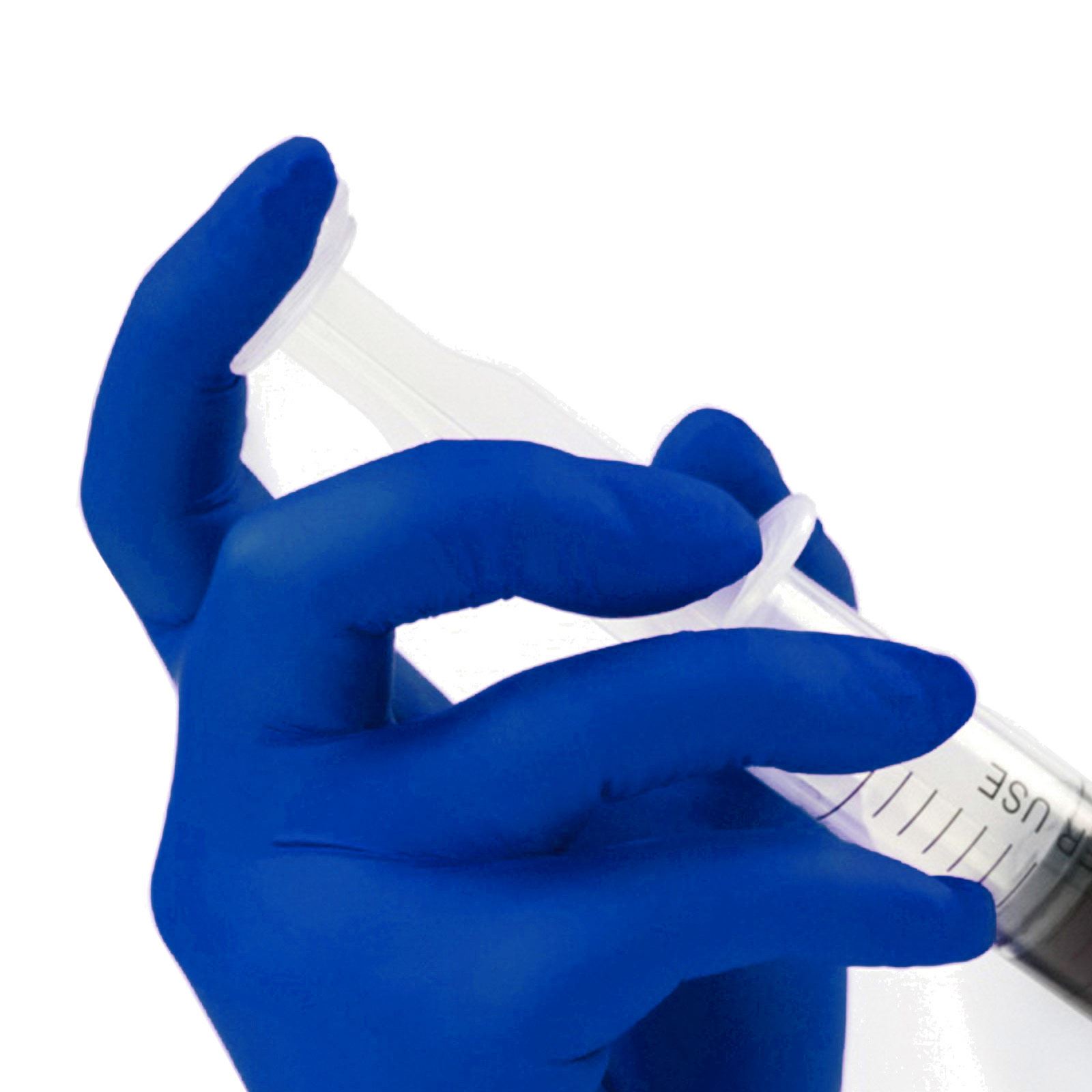 Aurelia Sonic Blue Medical Grade Disposable Nitrile Gloves, Powder Free, Ambidextrous Fit