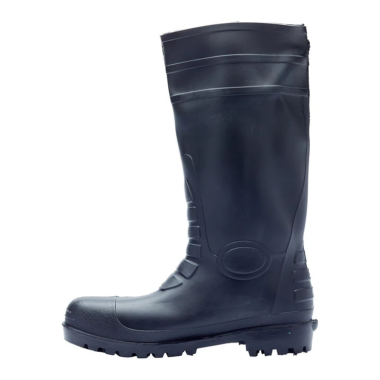 Blackrock SF43 Black PVC Nitrile Steel Toe Safety Wellington Boots S5 SRC