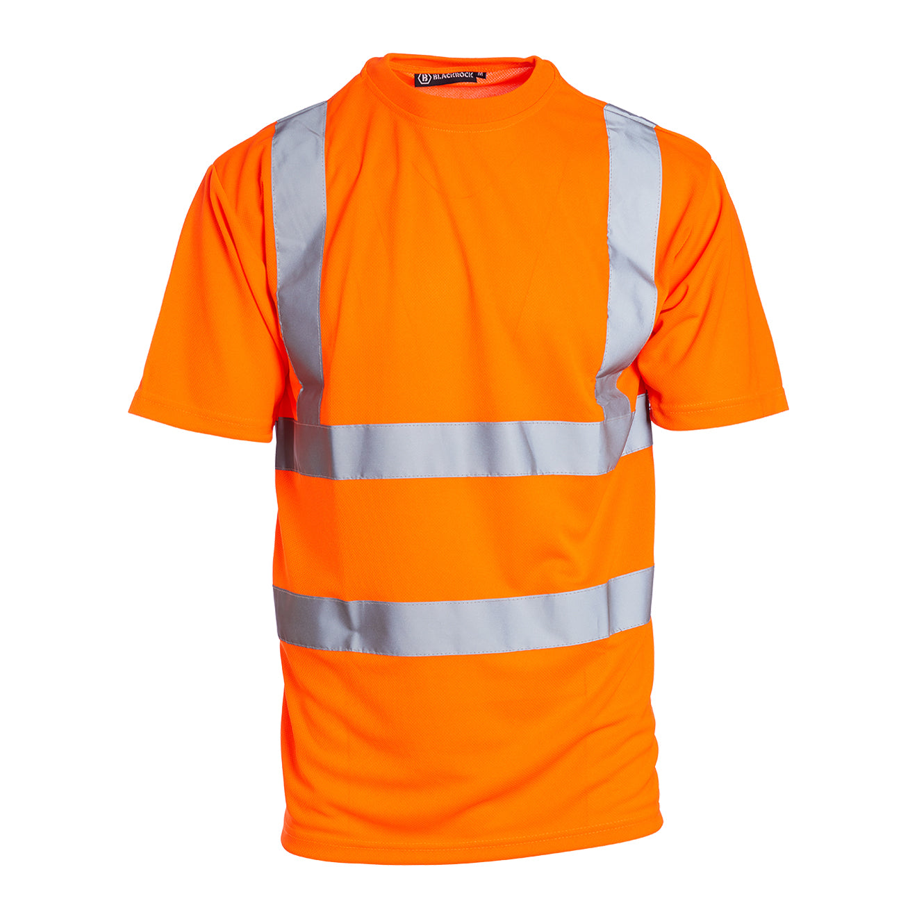 Blackrock Orange Hi Vis T-Shirt Rail Industry Certified Breathable Safety Workwear
