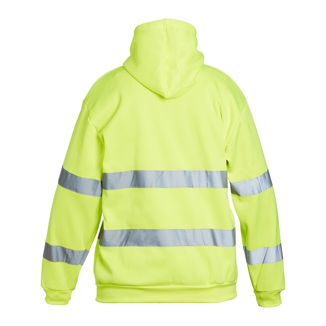 Blackrock Yellow High Visibility Hooded Safety Sweatshirt Workwear Fleece