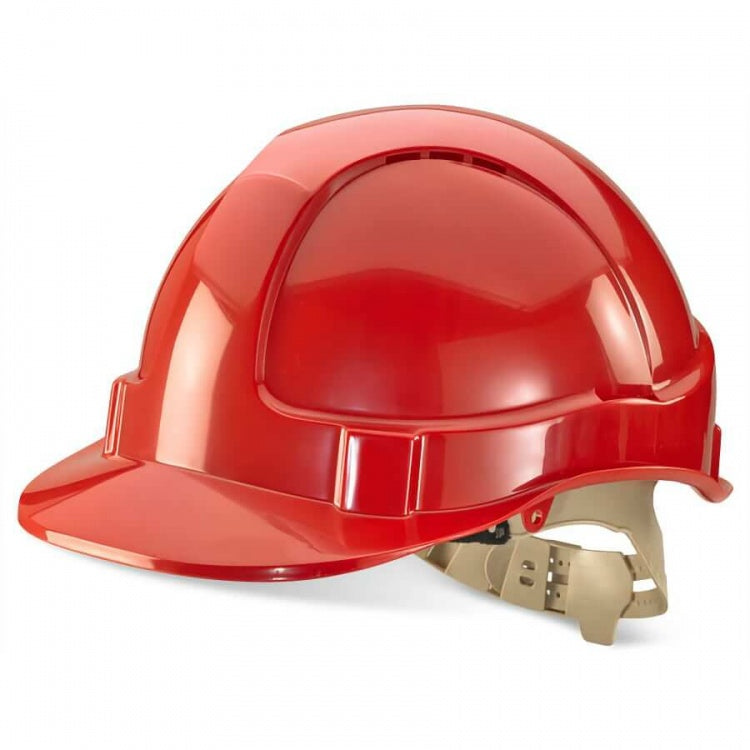 Beeswift BBVSH Lightweight Vented Safety Helmet with Ratchet Adjustment