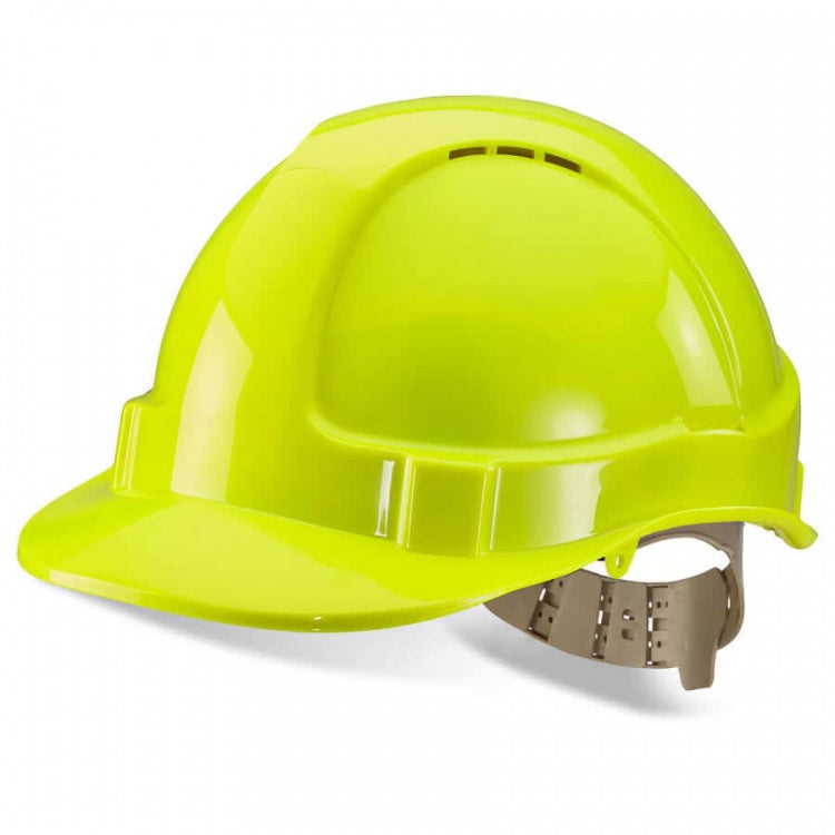 Beeswift BBVSH Lightweight Vented Safety Helmet with Ratchet Adjustment