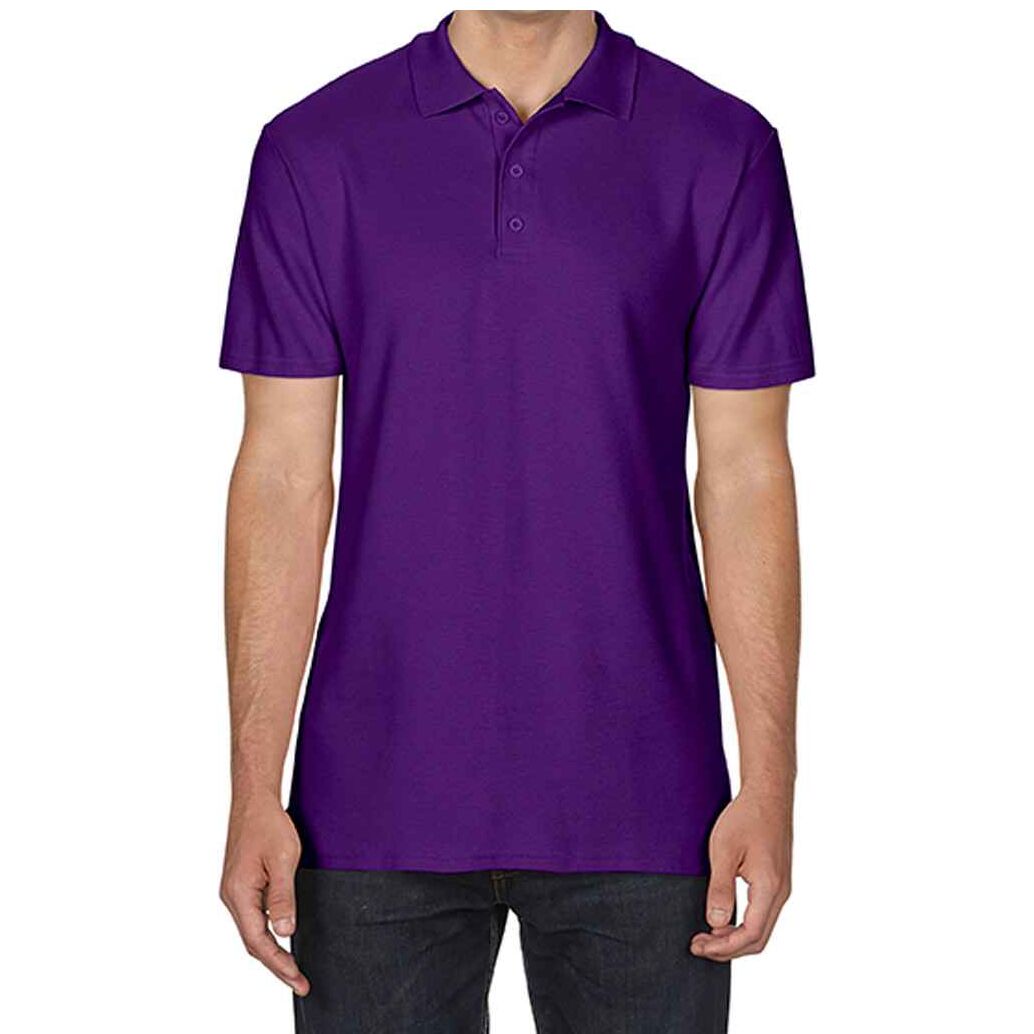 Gildan SoftStyle Men's Double Piqué Polo Shirt