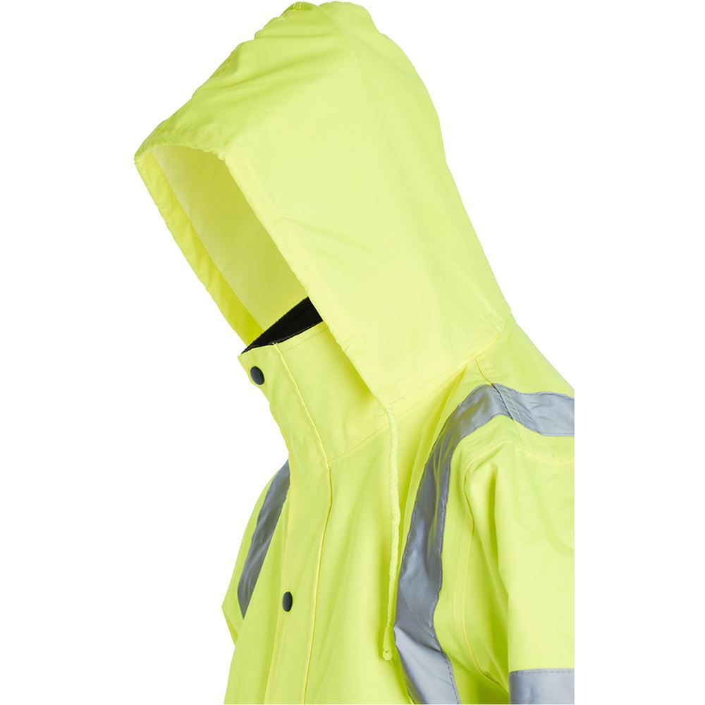 Blackrock Yellow Padded Waterproof Hi-Vis Workwear Jacket