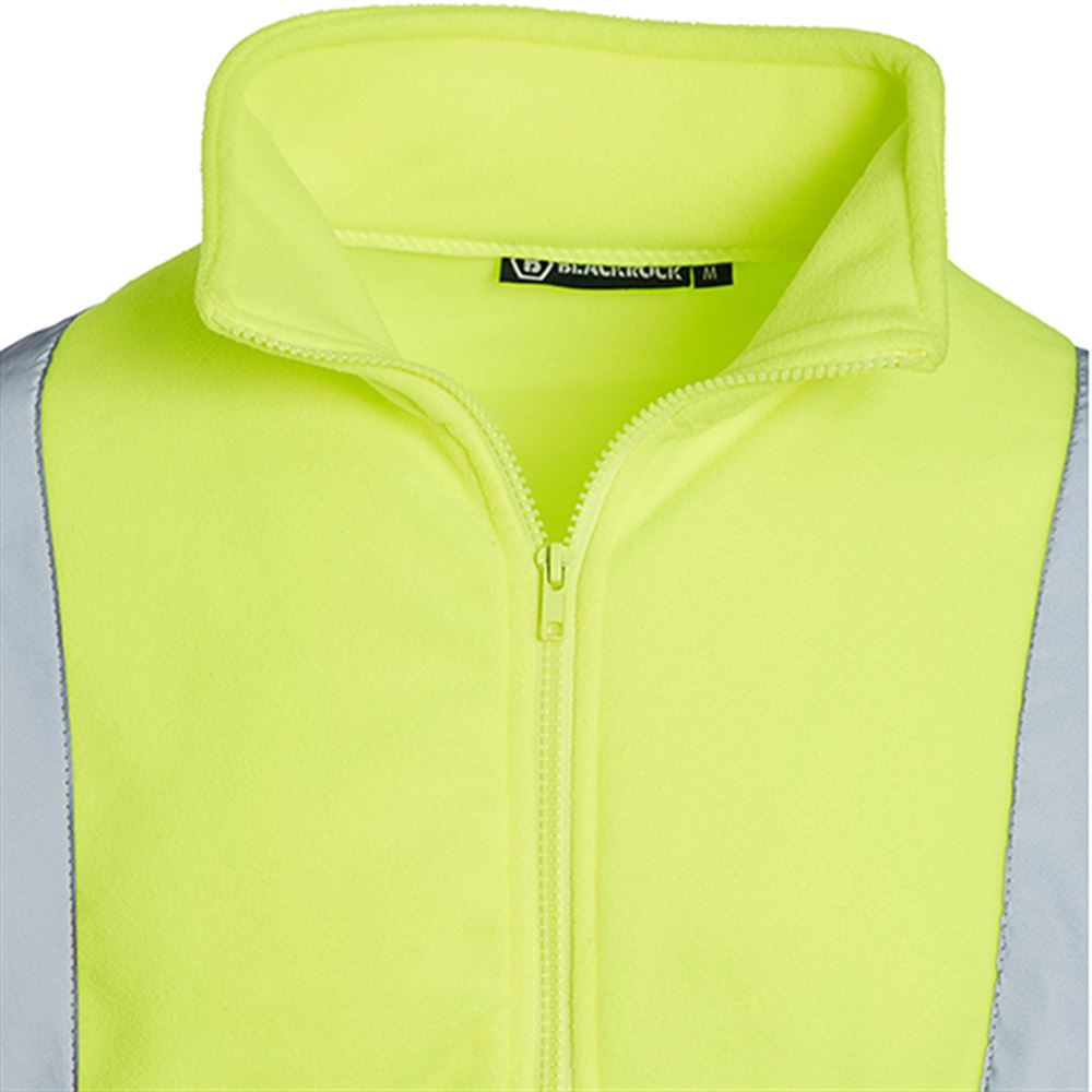 Blackrock Yellow Hi-Vis Fleece Jacket EN ISO 20471 Class 3 Anti-Pill Reflective Safety