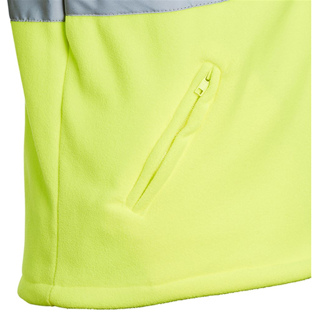 Blackrock Yellow Hi-Vis Fleece Jacket EN ISO 20471 Class 3 Anti-Pill Reflective Safety