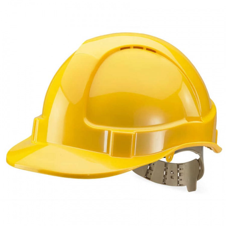 Beeswift BBVSH Lightweight Vented Safety Helmet with Ratchet Adjustment