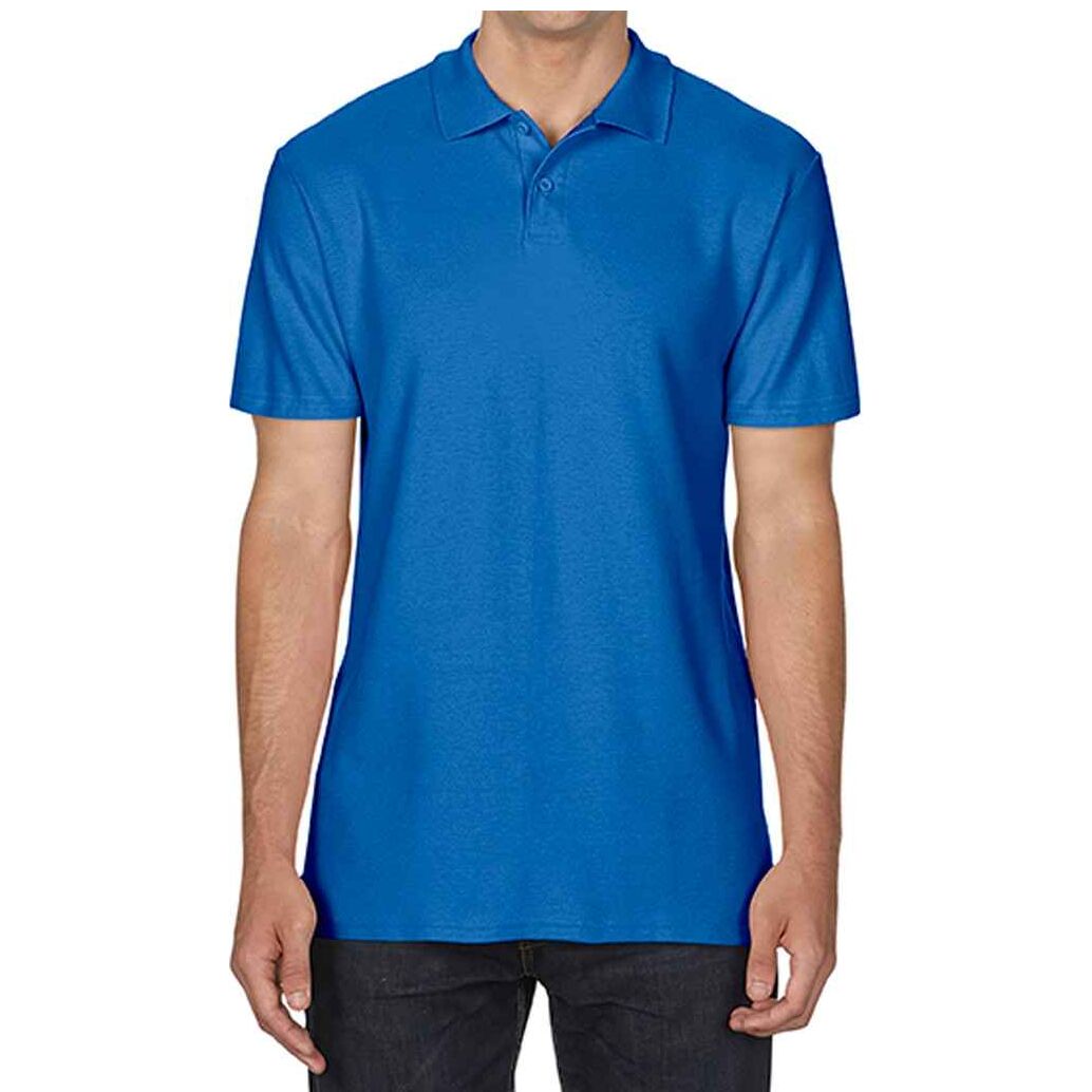 Gildan SoftStyle Men's Double Piqué Polo Shirt
