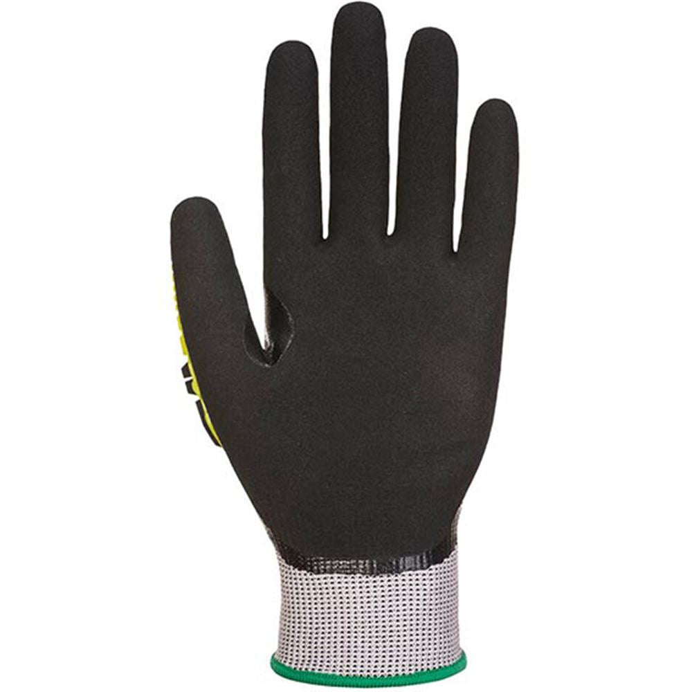 Portwest AP55 Cut D Waterproof Safety Impact Gloves - Nitrile Coated