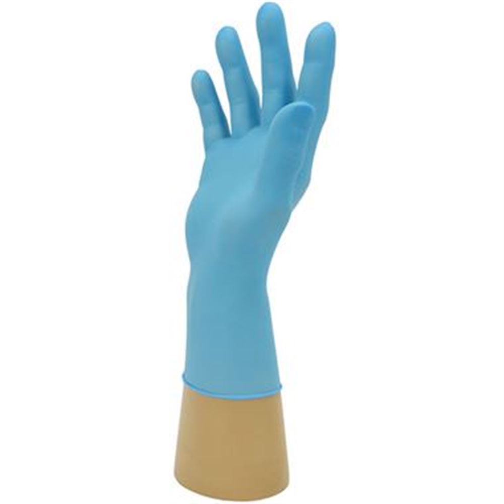 Polyco Shield GD19 Blue Nitrile Powder-Free Disposable Gloves - Box of 100