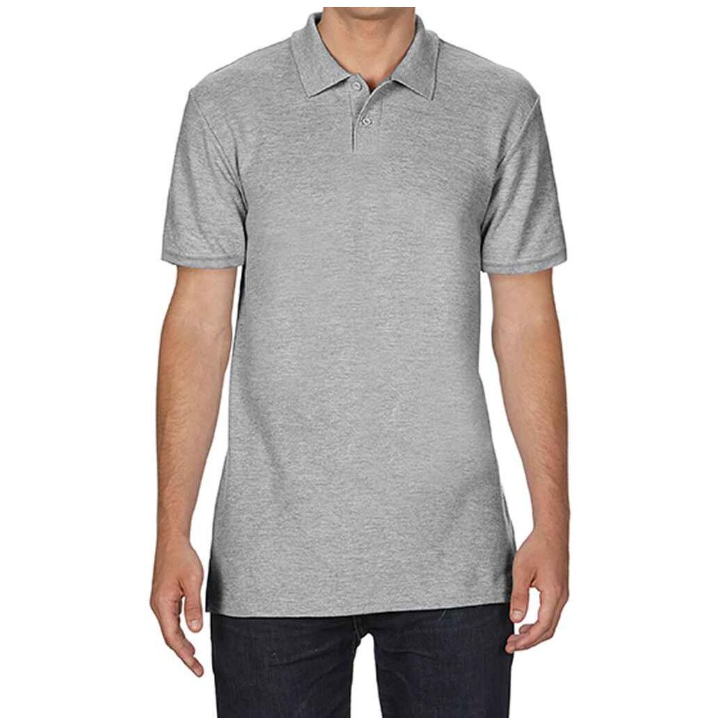 Gildan SoftStyle Men's Double Piqué Polo Shirt - Comfortable, Durable, Classic Fit
