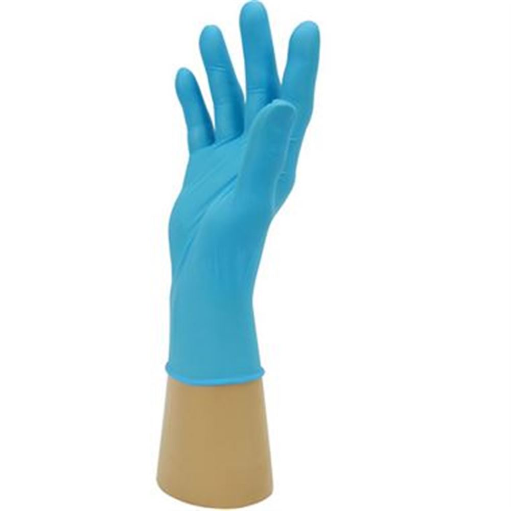 Polyco Bodyguards GL895 Blue Nitrile Powder Free Disposable Gloves (Box 100)