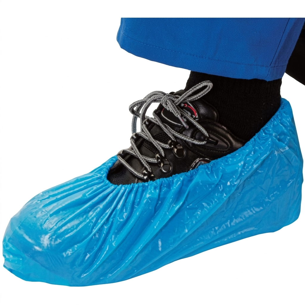 Blue Disposable Protective Floor Overshoes (Pack of 100)