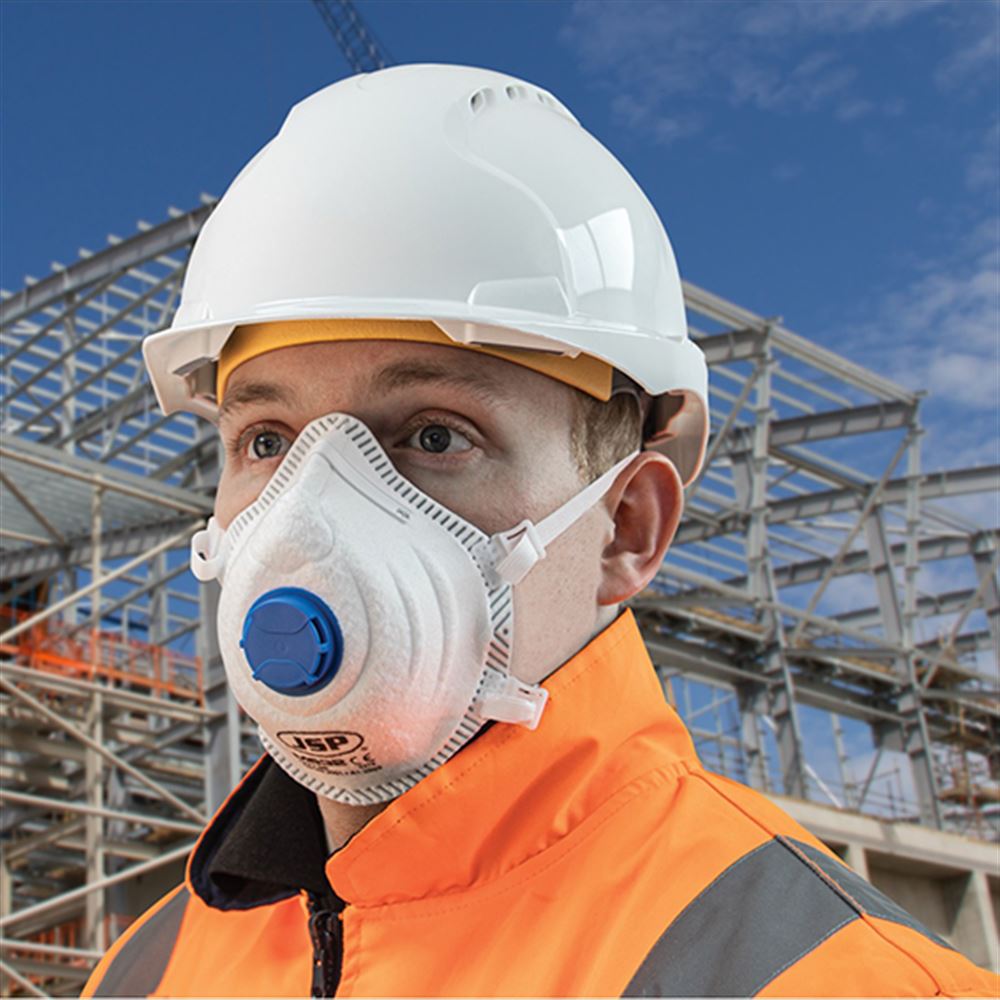 JSP M632 FFP3 Valved Moulded Disposable Face Masks (Pack 10)