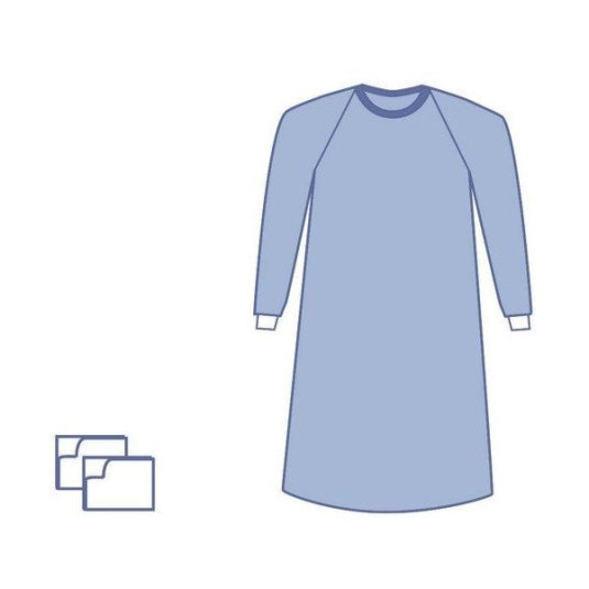 Medline OPS Essential Standard Sterile Surgical Gown with Hand Towels (36 Pack)