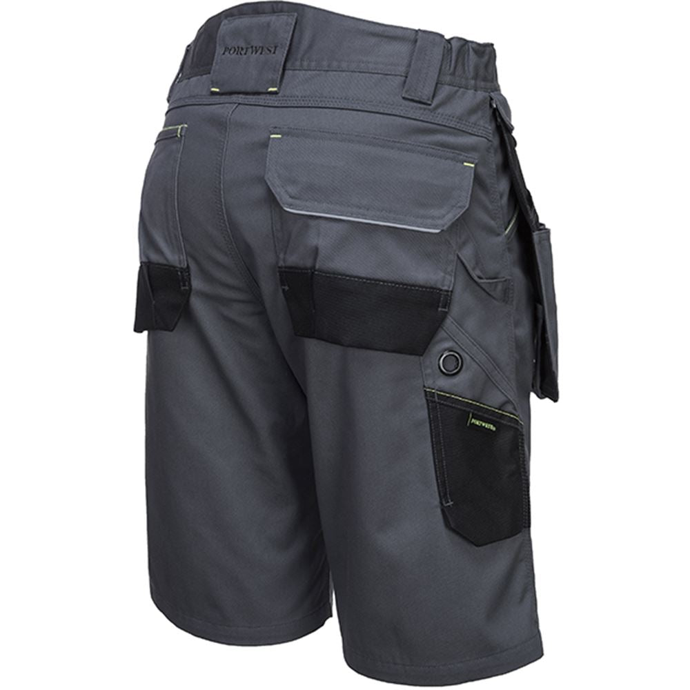 Portwest PW3 Holster Work Shorts – Durable Polycotton, Multi-Pocket, Triple-Stitched