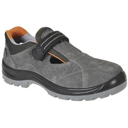 Portwest Steelite Obra S1 Safety Sandal - Lightweight, Perforated, Breathable Work Footwear