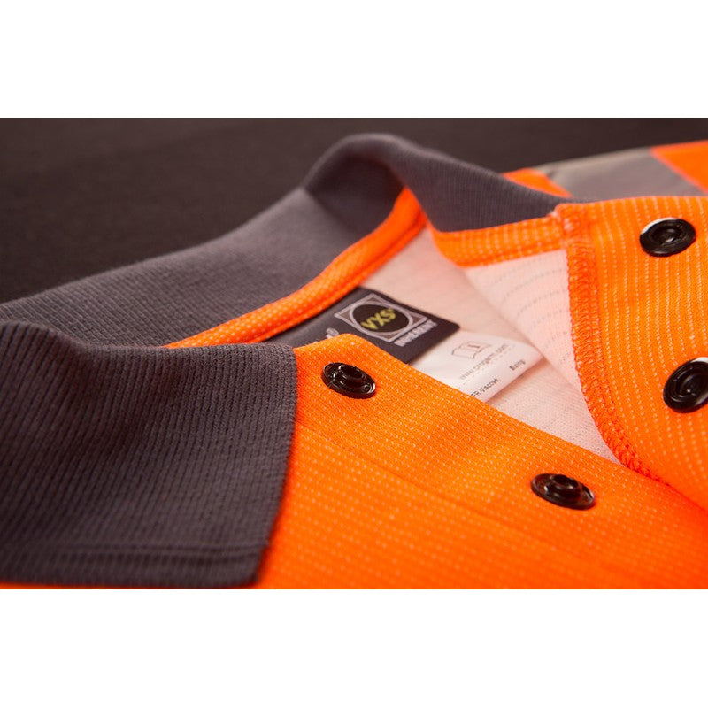 ProGARM 5390 Arc Flash Hi-Vis Orange Flame Resistant Anti-Static Safety Polo Shirt