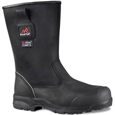 Rock Fall RF040 Manitoba Black Composite Freezer Rigger Safety Boot