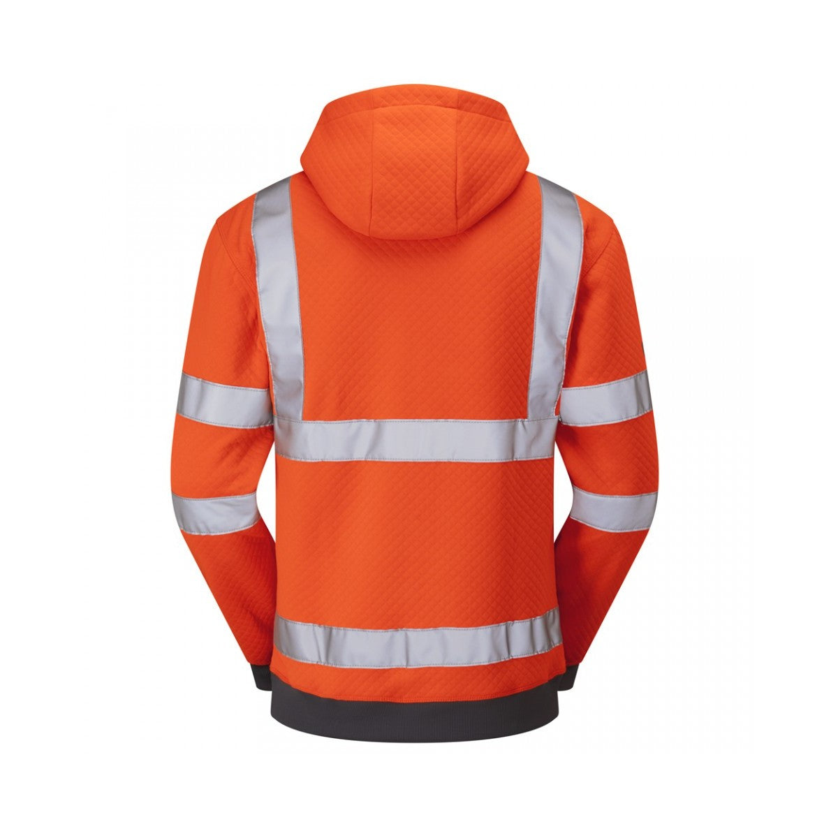 Leo Workwear Goodleigh Hi Vis Orange Hoodie ISO 20471 Class 3