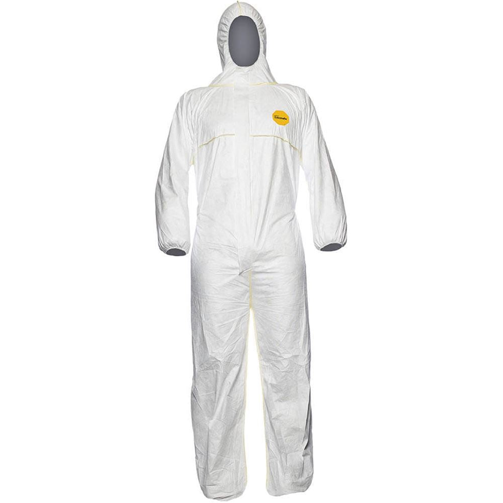 DuPont Tyvek 200 Easysafe White Hooded Disposable Coverall