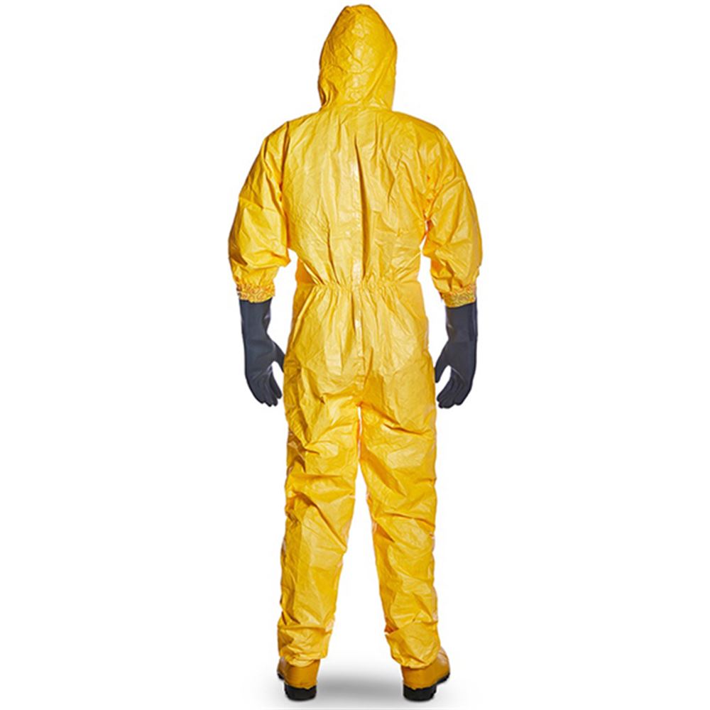 DuPont Tychem 2000C Yellow Hooded Disposable Chemical Protection Coverall